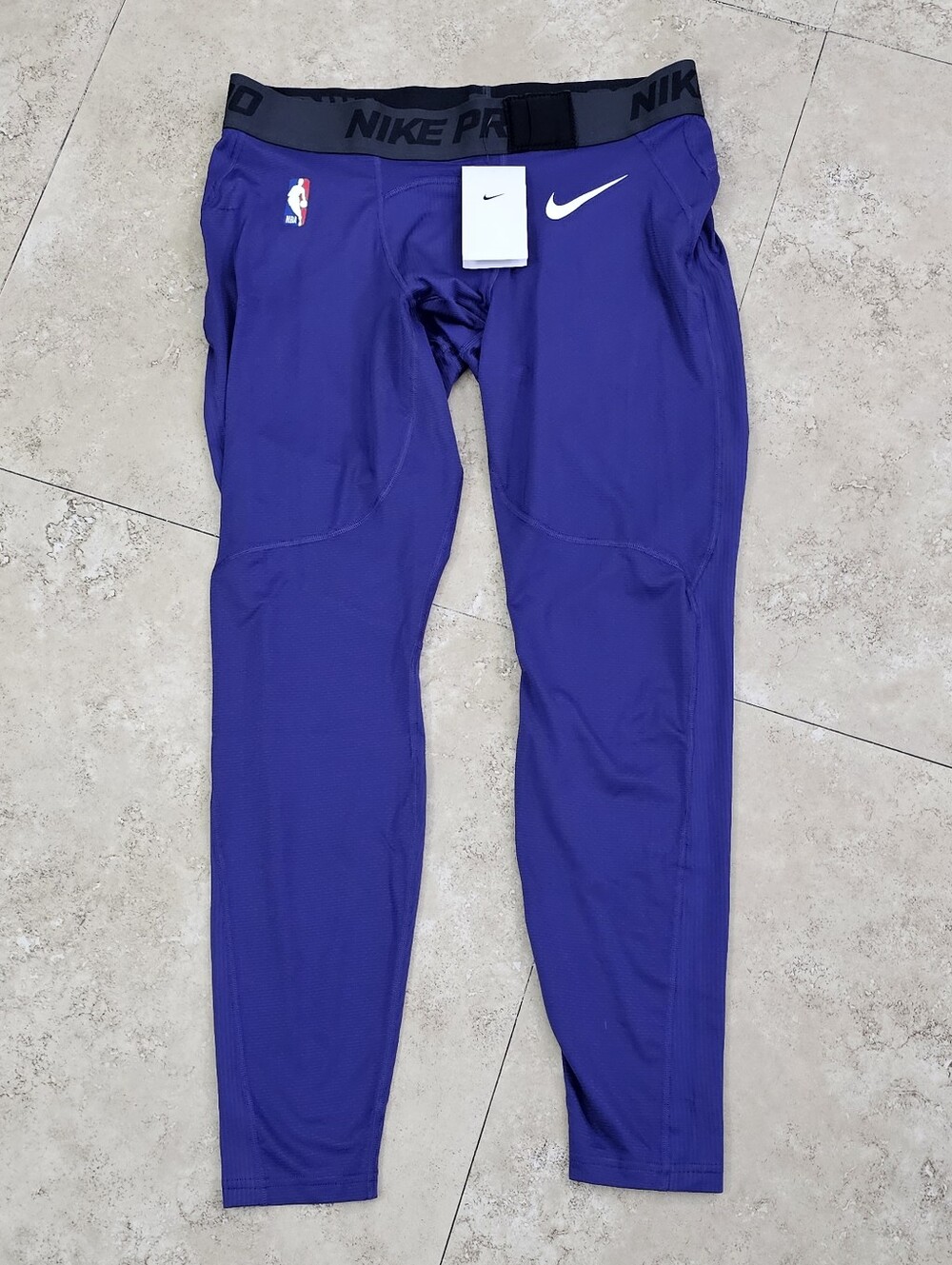 Nike Pro NBA Compression 3/4 Pants Team Issue Lakers Purple XXL Tall DN1548-566